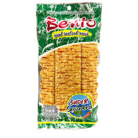 ปลาหมึกอบเบนโตะ รส ซุปเปอร์สาหร่าย Bento Fish Snack Super Seaweed 20g