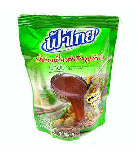 น้ำก๋วยเตี๋ยวสำเร็จรูปเข้มข้น Fathai Concentrated Noodle Soup (Brown Soup) 350g