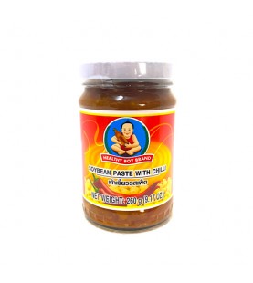 เต้าเจี้ยว รสเผ็ด ตราเด็กสมบูรณ์ Healthy boy soy bean paste with chilli 260ml