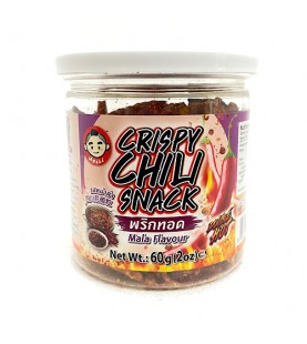 Hoshi Crispy Chilli Snack Mala Flavour 60g พริกทอด รสหม่าล่า