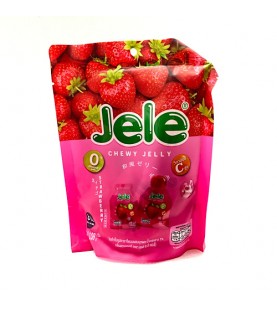 Jele Chewy Konjac Jelly Strawberry 108g 6pcs