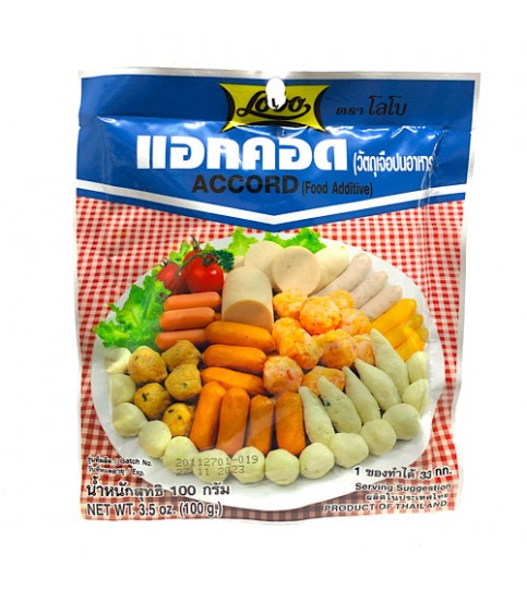 แอคคอด วัตถุเจือปนอาหาร Lobo Accord Food Additive 100g