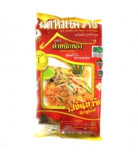 ผัดหมี่โคราช รสต้นตำรับ ตราตำหนักทอง Tamnak Thong Rice Noodles Korat Original 200g