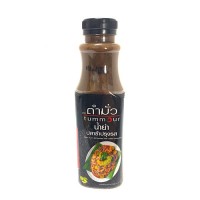 น้ำยำ ปลาร้าปรุงรส ตราตำมั่ว Tummour Nam Yum Fermented Fish salad dressing