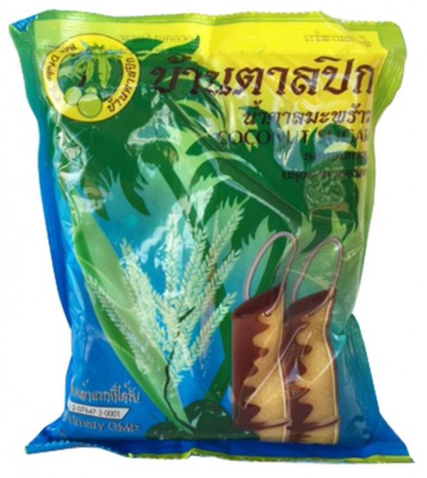 Ban Dtahn Buk Soft Palm Sugar 1kg บ้านตาลปึก น้ำตาลปึก ชนิดนุ่ม