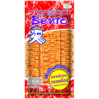 Bento Fish Snack 20g ปลาหมึกอบเบนโตะ รส ทรงเครื่อง ซองสีแดง 