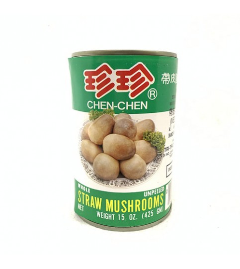 chen-chen Whole unpeeled Straw mushroom 425g
