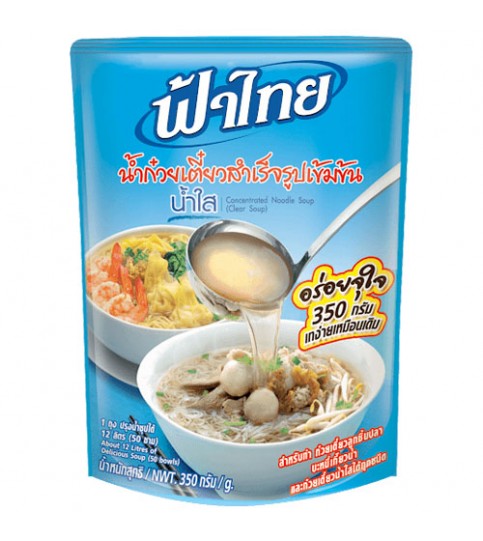 ซุปน้ำใส ตราฟ้าไทย Fathai Concentrated Noodle Soup (Clear Soup) 350g