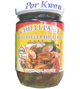 Por Kwan chili paste Sweet basil 225g