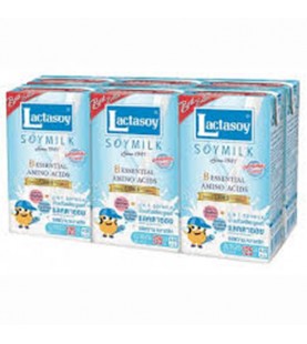 Lactasoy Soya Bean Drink 250ml 6pk แลคตาซอย ยูเอชที 125มล. แพค6