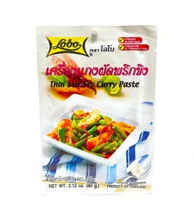 เครื่องแกงผัดพริกขิง ตราโลโบ้ Lobo Thai Stir-Fry Curry Paste 60g