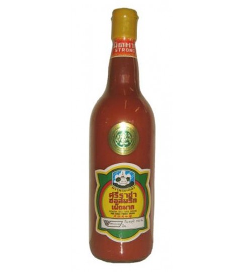 ซอสศรีราชา เผ็ดมาก ขวดแก้ว ขนาดใหญ่ Sriracha Chilli Sauce 700g