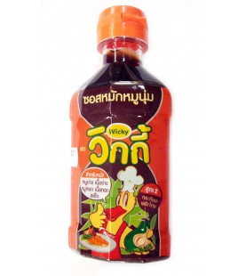 Wicky Marinated sauce F2 210g ซอสหมักหมูนุ่ม สูตร 2 กระเทียมพริกไทย